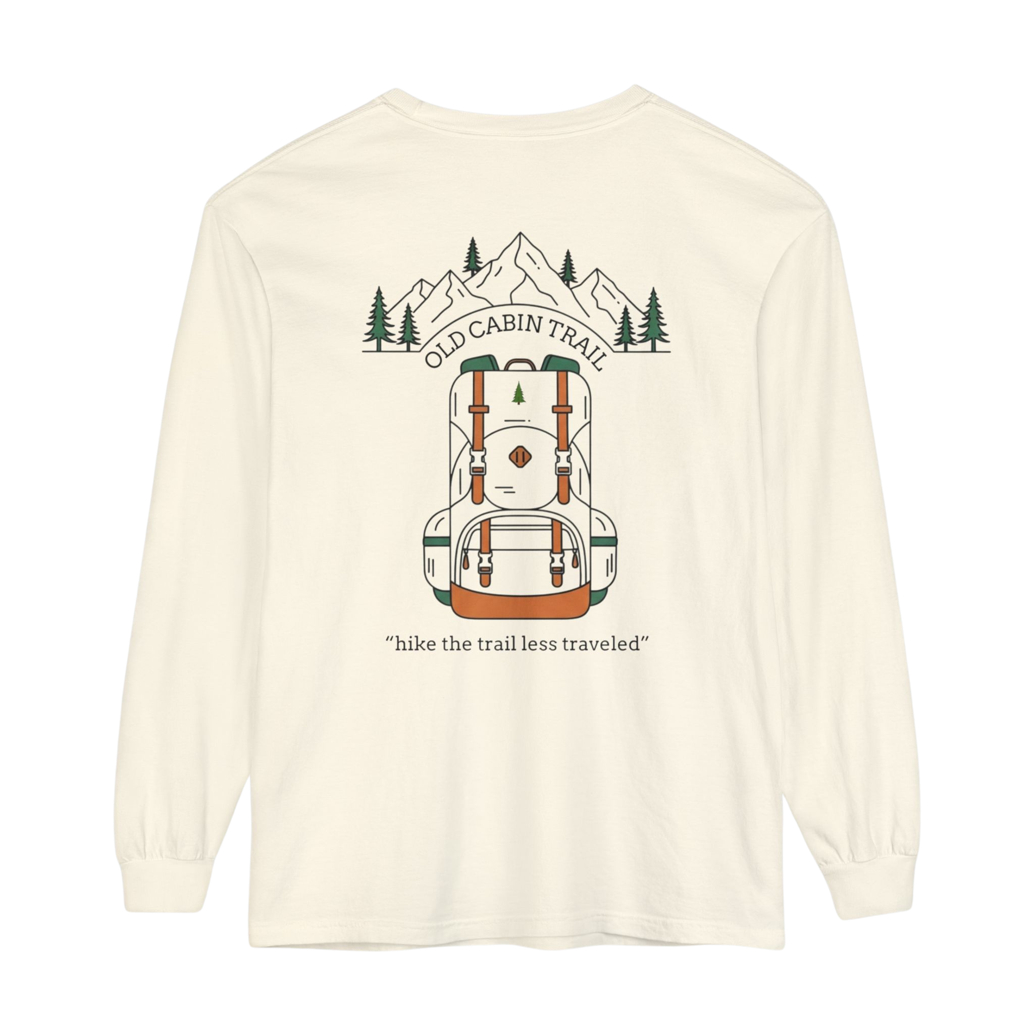 "Backpacker" Long Sleeve Tee