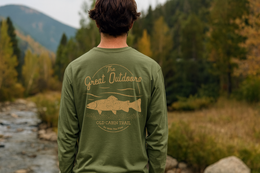 "Go with the flow" Long Sleeve Tee