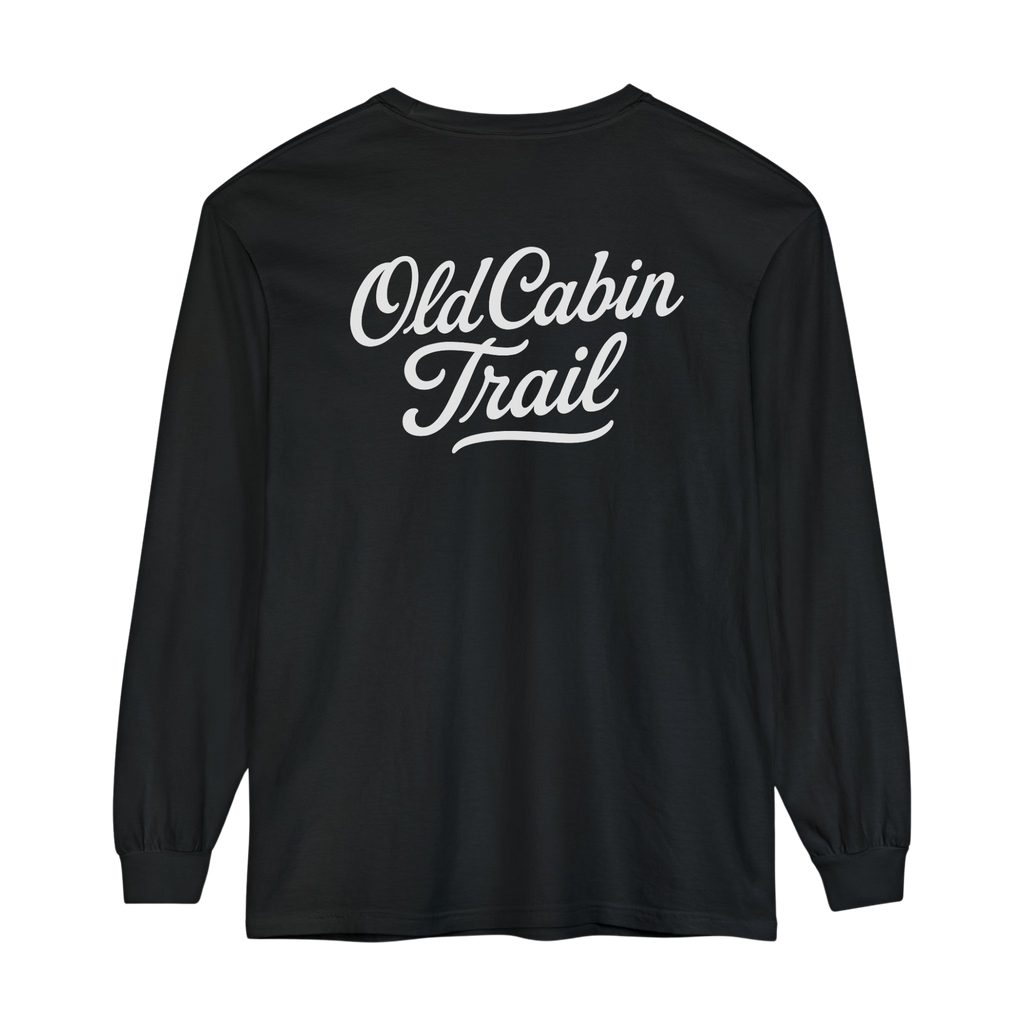 "Trail Script" Long Sleeve Tee
