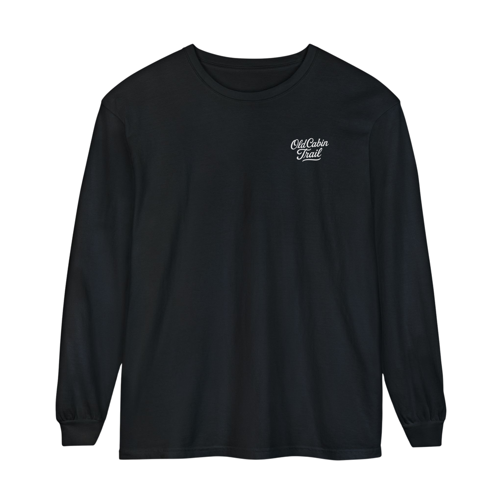 "Trail Script" Long Sleeve Tee