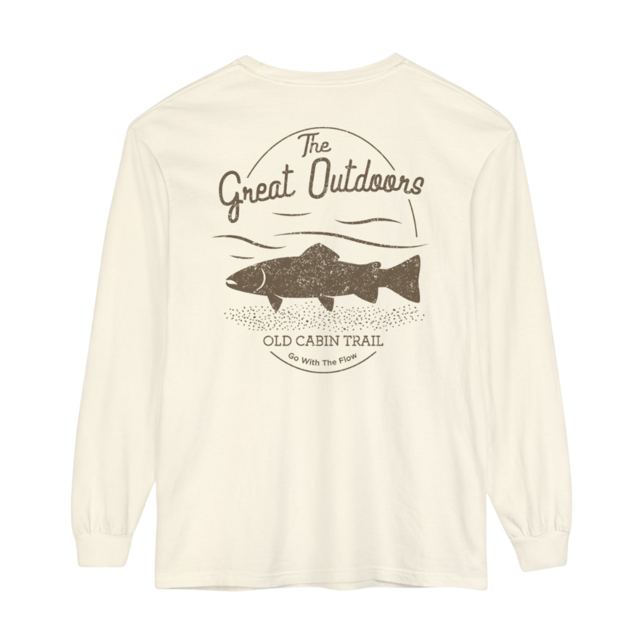 "Go with the flow" Long Sleeve Tee