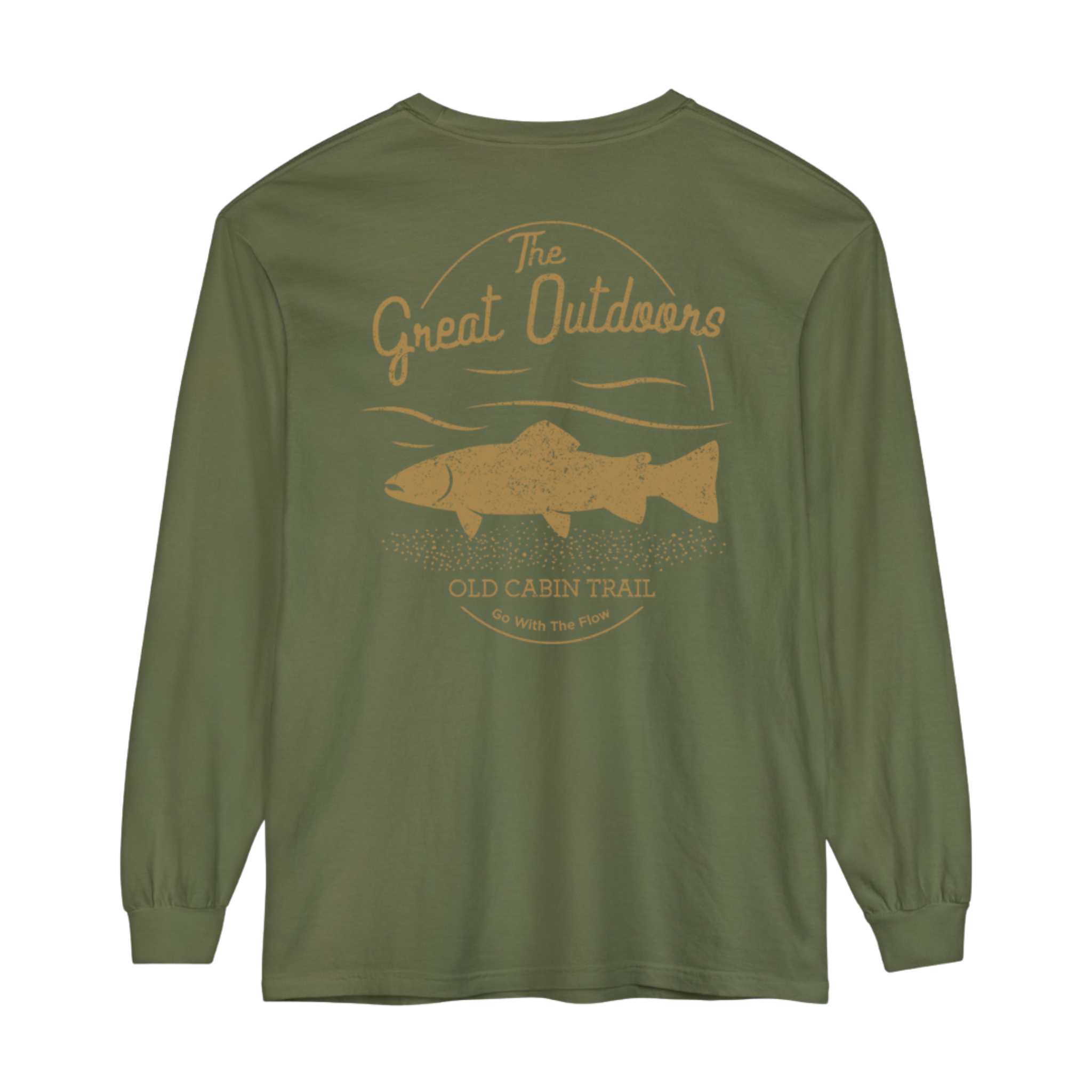 "Go with the flow" Long Sleeve Tee