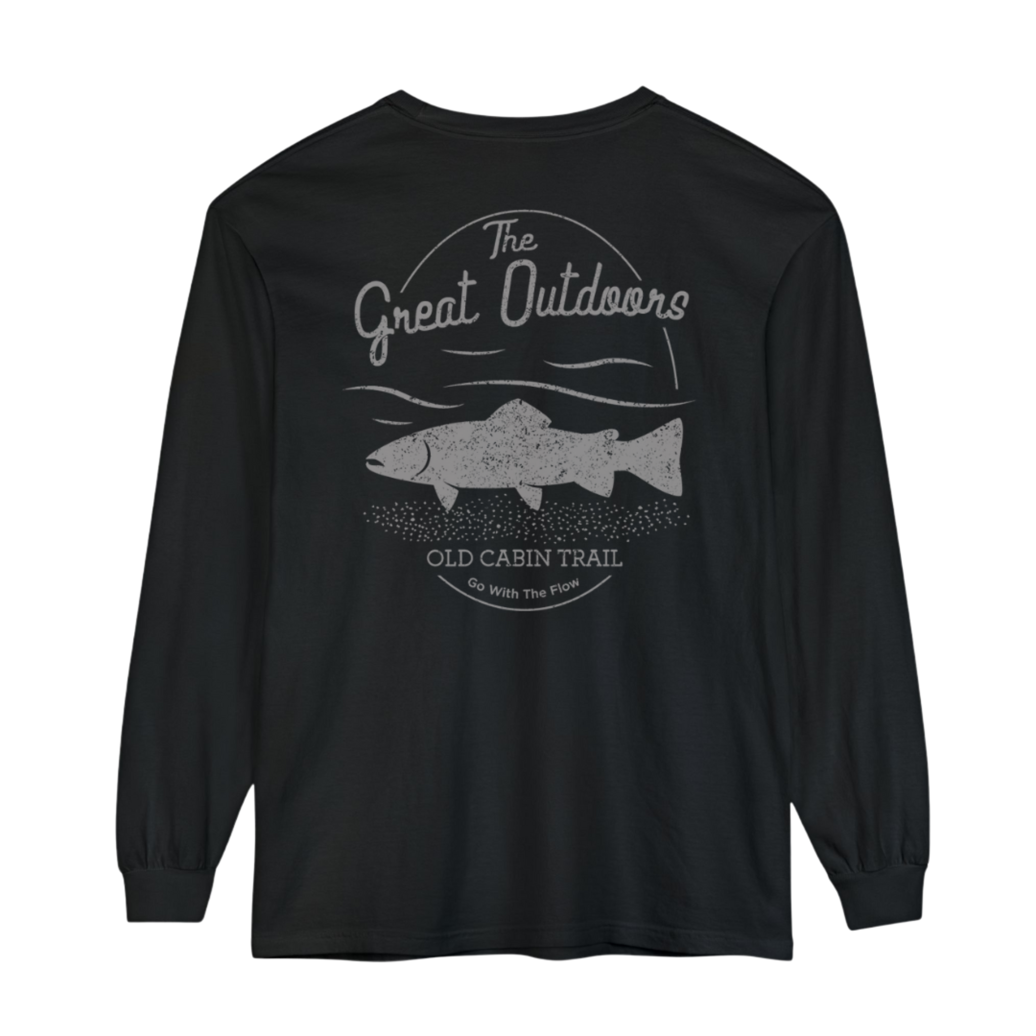 "Go with the flow" Long Sleeve Tee