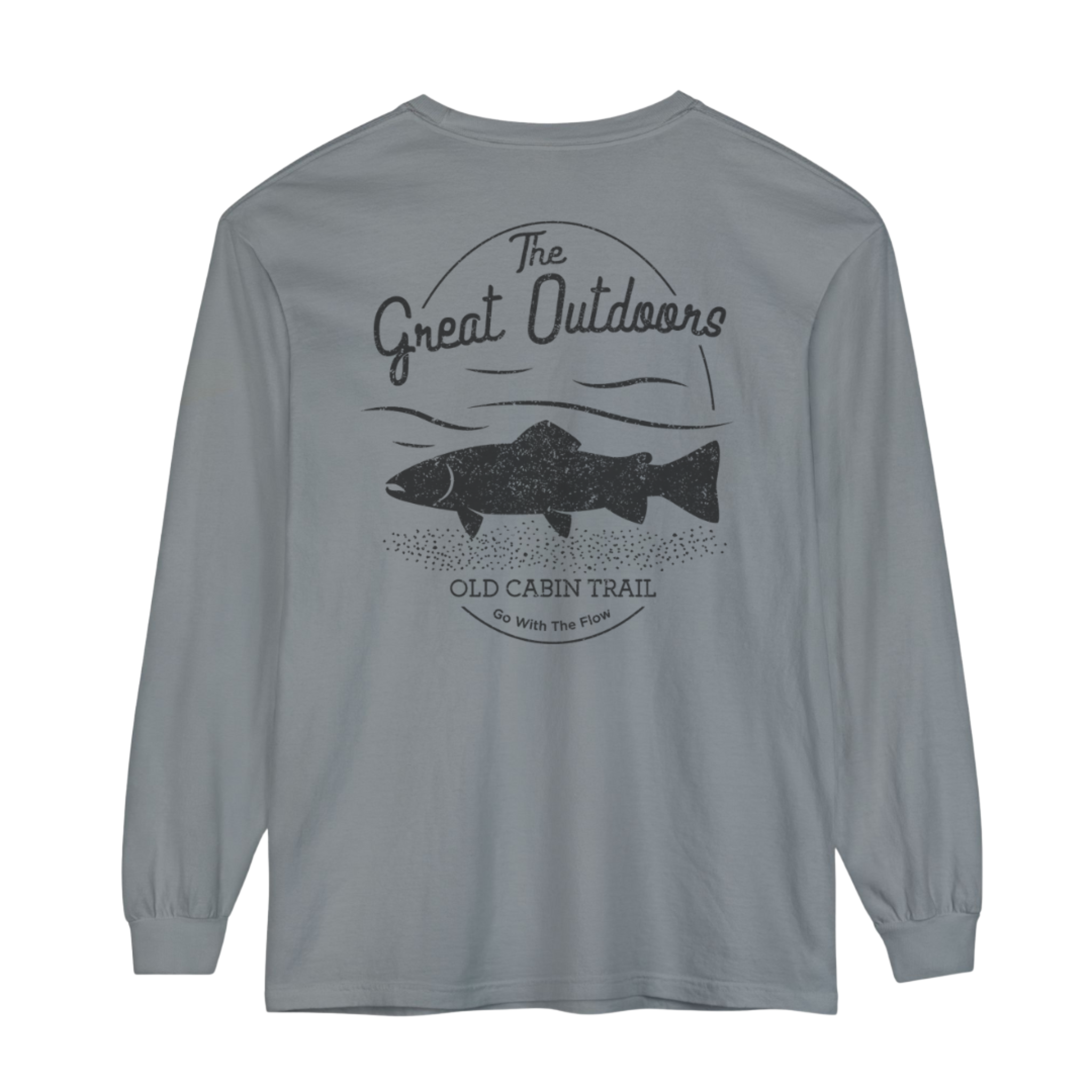 "Go with the flow" Long Sleeve Tee